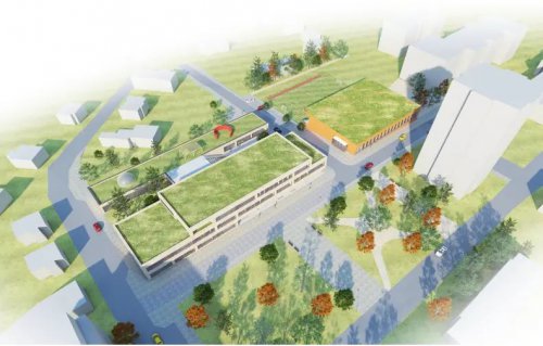 Tělocvična základní školy Komenského náměstí, Říčany – PASIV 2021